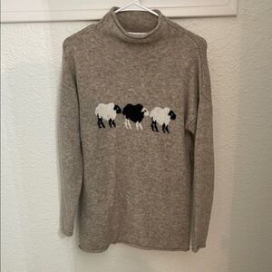 Cozy Sheep Pattern Sweater